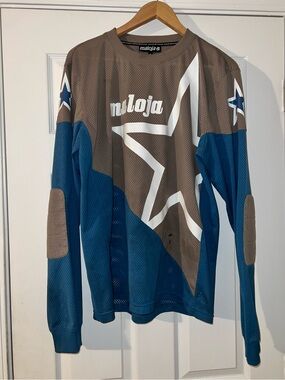 Maloja mesh long-sleeve cycling jersey men’s size M